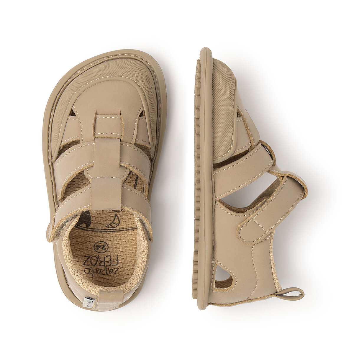 Denia Rocker SS25 - Pedra | Microfibra Nobuck