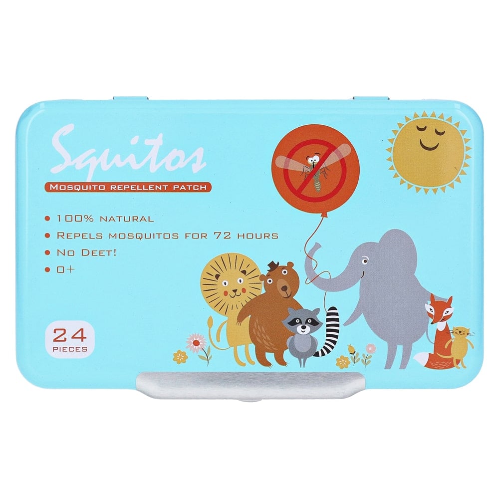 Squitos - Autocolantes repelentes de Mosquitos - 100% Natural.