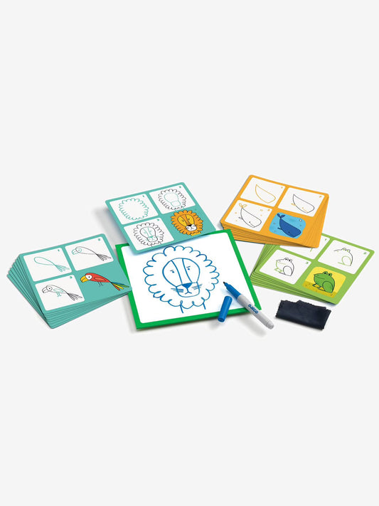 Step By Step - Aprende a Desenhar Animais | Djeco