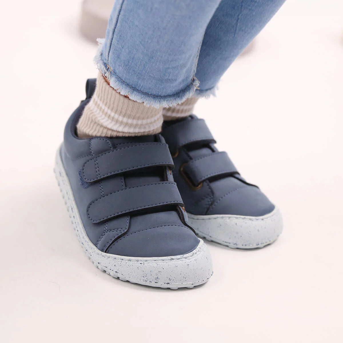 Ténis Moraira Rocker AW25 - Azul Denim | Microfibra Nobuck