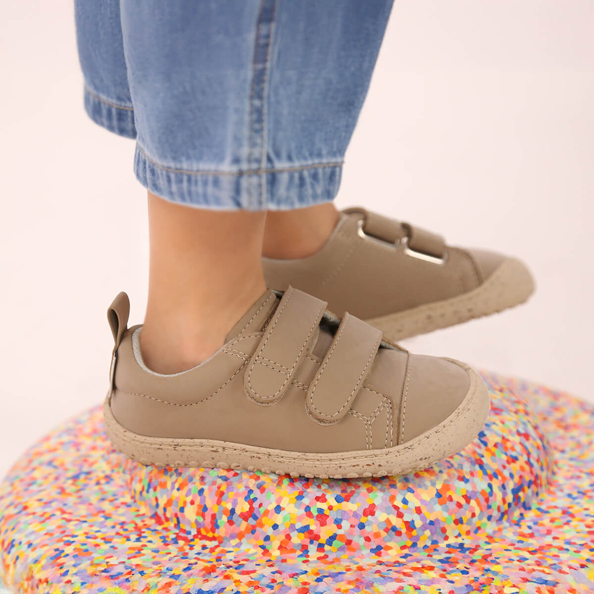 Ténis Moraira Rocker SS25 - Pedra | Microfibra Nobuck