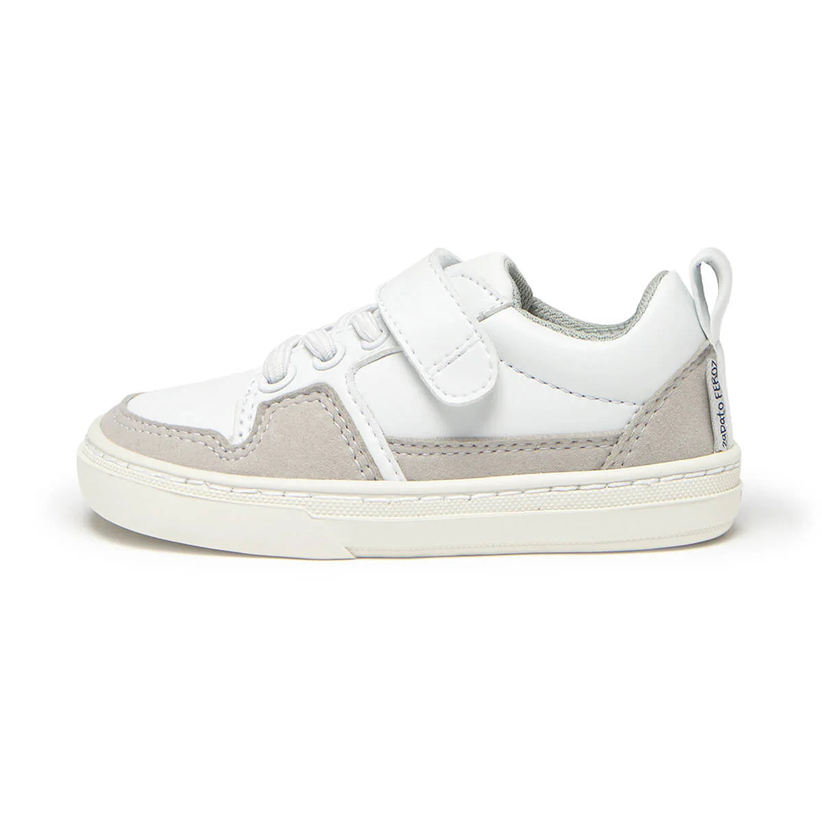 Ténis Cheste Rocker AW25 - Branco e Cinza | Microfibra