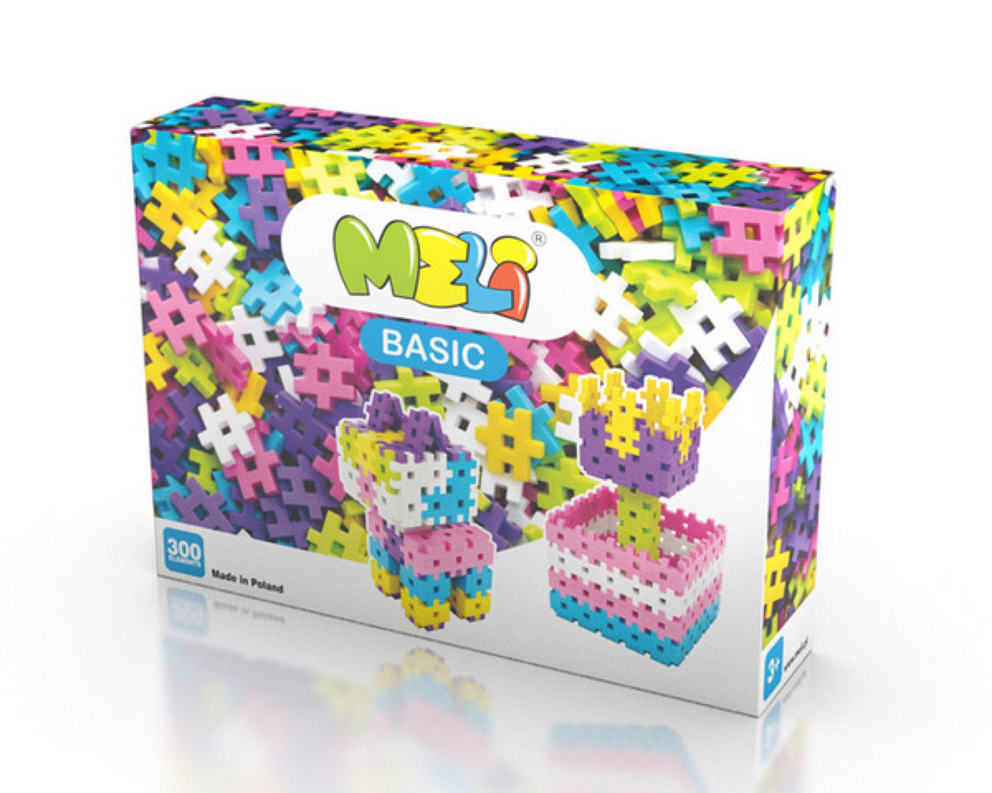 Blocos Meli - Basic Pastel 300 peças.