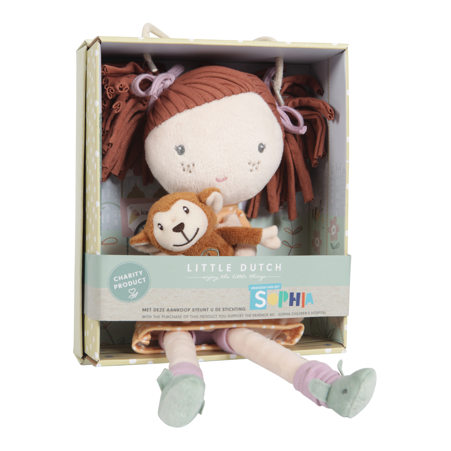 Boneca de Pano - Sophia - 35 CM.