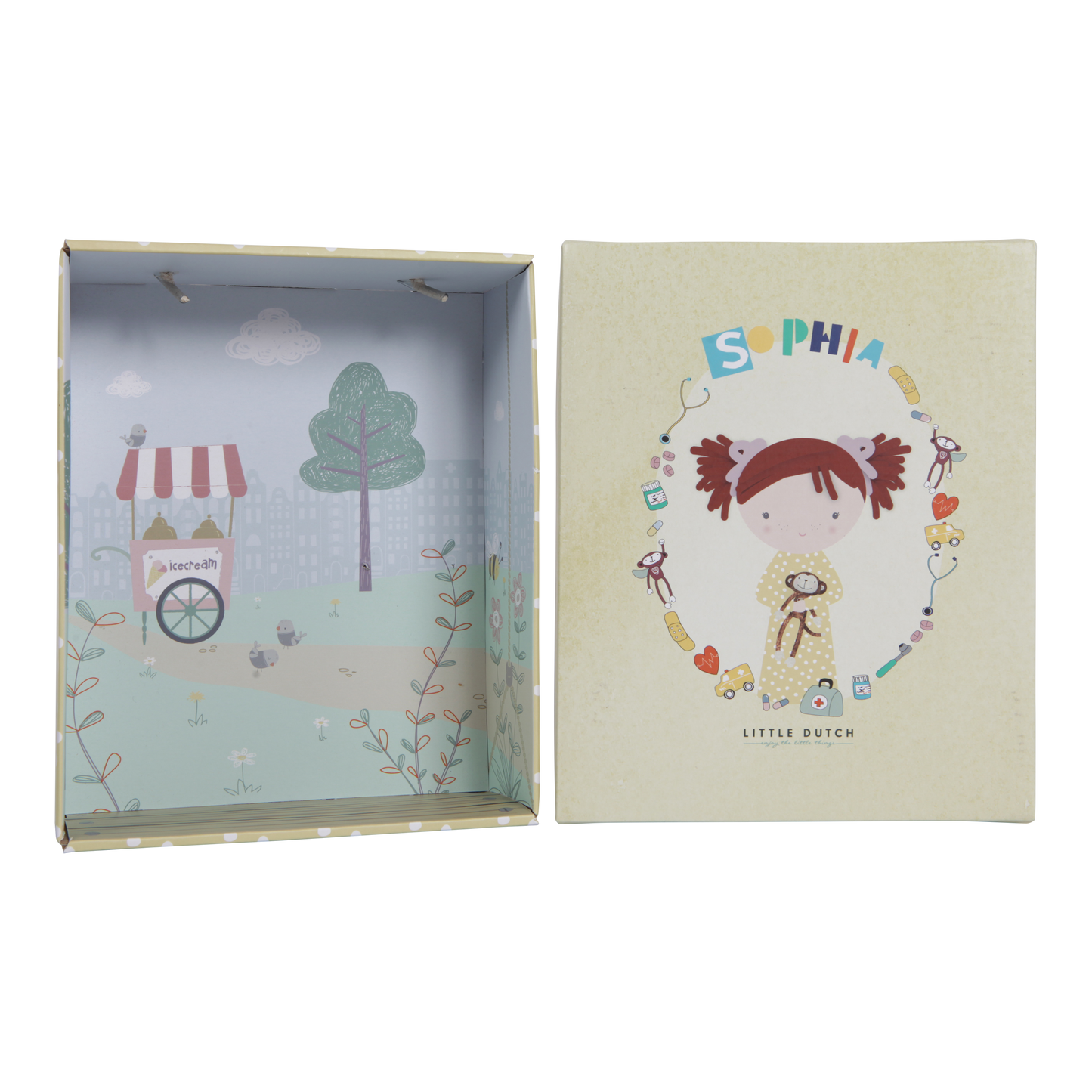 Boneca de Pano - Sophia - 35 CM.