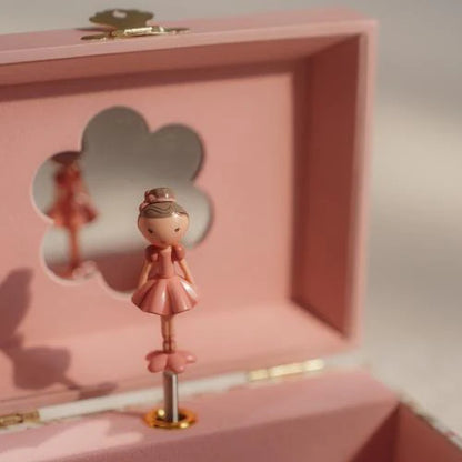 Caixa de música e jóias - Rosa | Little Dutch