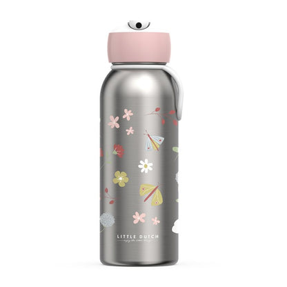 Garrafa de aço inoxidável 350 ml - Flowers & Butterflies | Little Dutch