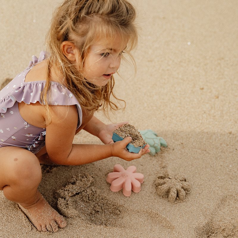 Conjunto de Praia - Flowers & Butterflies.