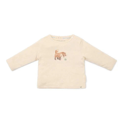 Camisola Manga Comprida - Sand Forest Friends - Little Fox