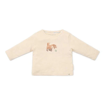 Camisola Manga Comprida - Sand Forest Friends - Little Fox