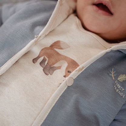 Camisola Manga Comprida - Sand Forest Friends - Little Fox