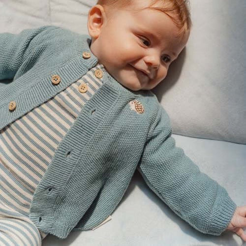 Camisola Manga Comprida - Blue Forest Friends - Stripe