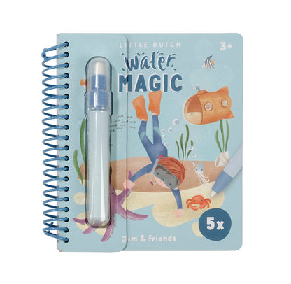 Livro "Water Magic" - Jim & Friends | Little Dutch