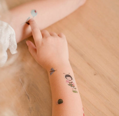 Tatuagens Temporárias - Rosa & Friends | Little Dutch