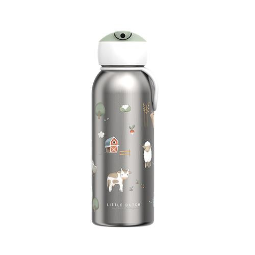 Garrafa de aço inoxidável 350 ml Little Farm - Little Dutch