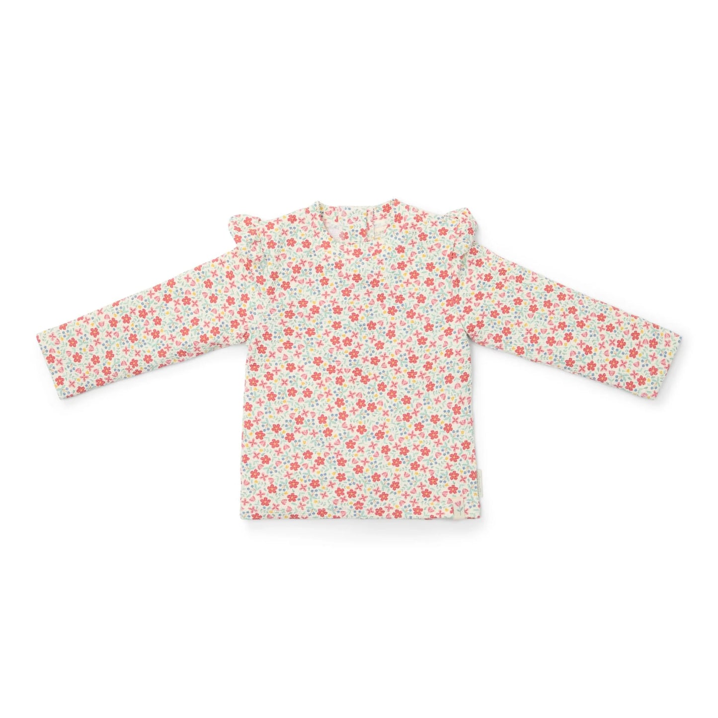 T-shirt Praia Manga Comprida - Sunny Flowers | Little Dutch