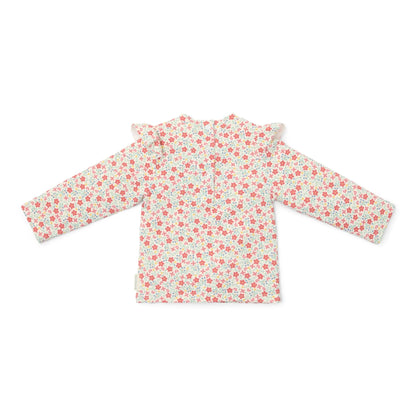 T-shirt Praia Manga Comprida - Sunny Flowers | Little Dutch