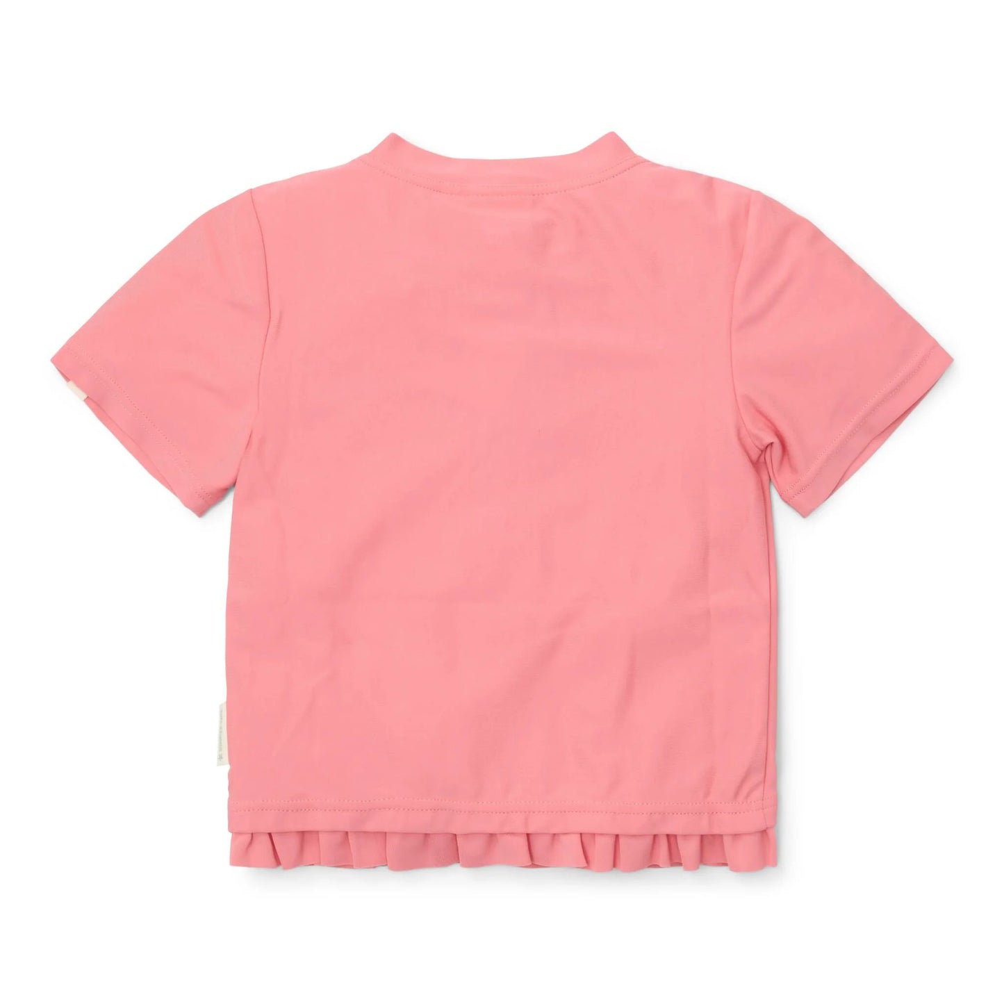 T-shirt Praia Manga Curta - Sunny Flowers Rouge | Little Dutch