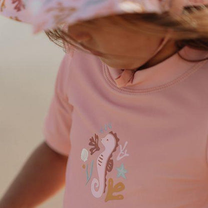 T-shirt de Praia - Seahorse Pink