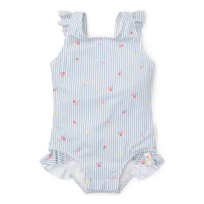 Fato de Banho - Sunny Flowers Blue | Little Dutch
