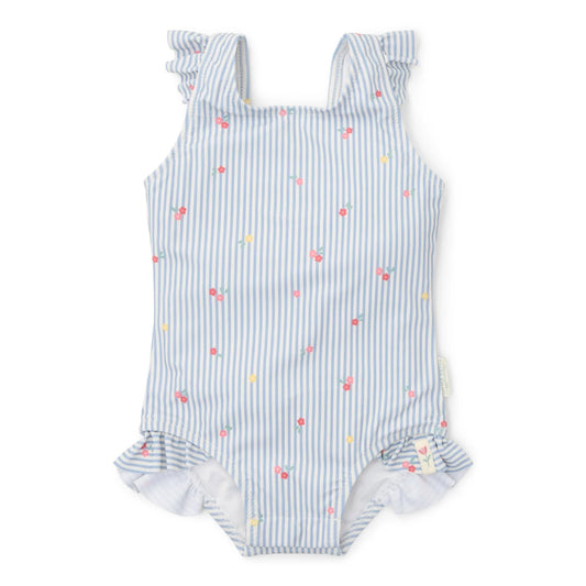 Fato de Banho - Sunny Flowers Blue | Little Dutch