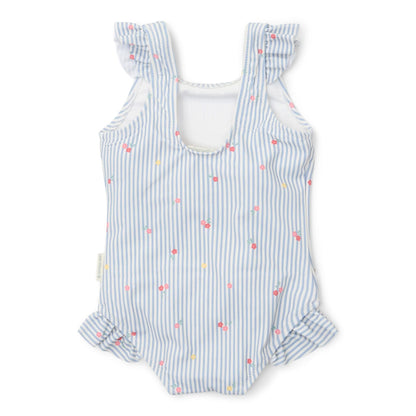 Fato de Banho - Sunny Flowers Blue | Little Dutch