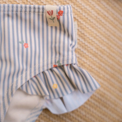 Cuecas de Banho - Sunny Flowers Blue | Little Dutch