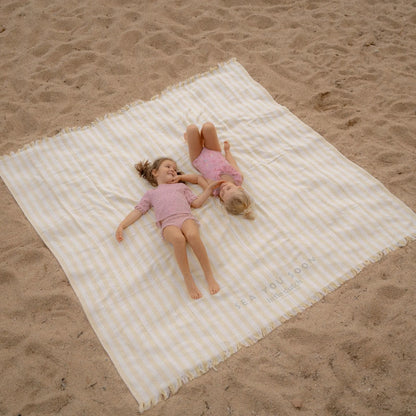 Toalha de Praia - Beach Sunny Yellow | Little Dutch