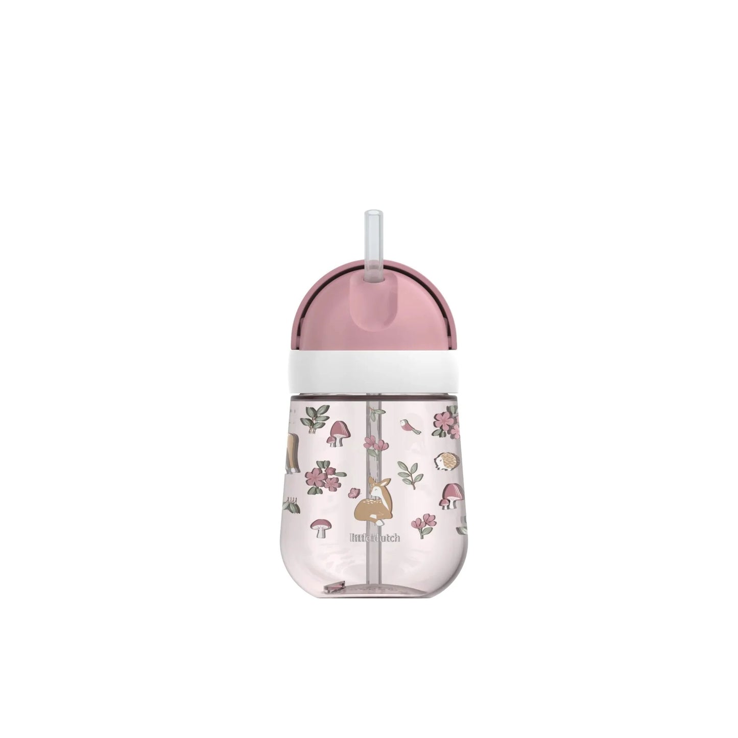 Copo com Palhinha 300 ml - Fairy Garden