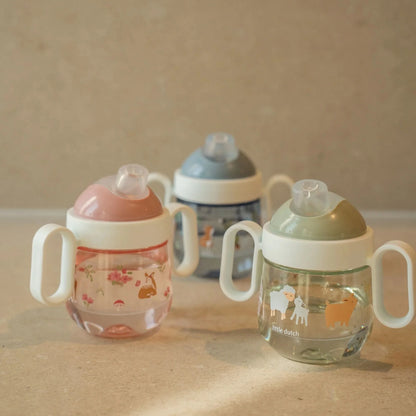 Copo de Aprendizagem Anti-Pingos 200 ml Little Farm - Little Dutch