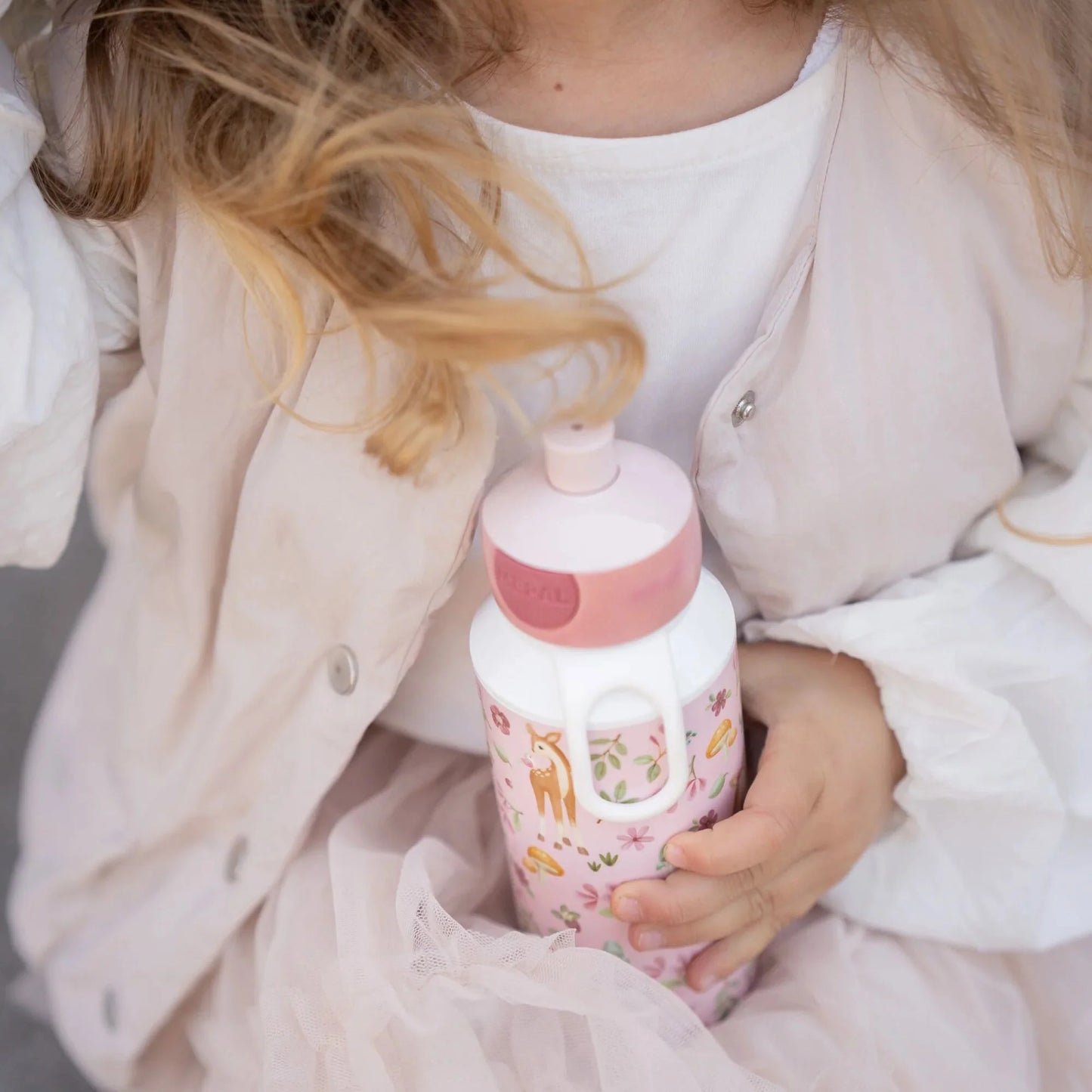 Garrafa Pop-Up 400 ml Fairy Garden - Little Dutch