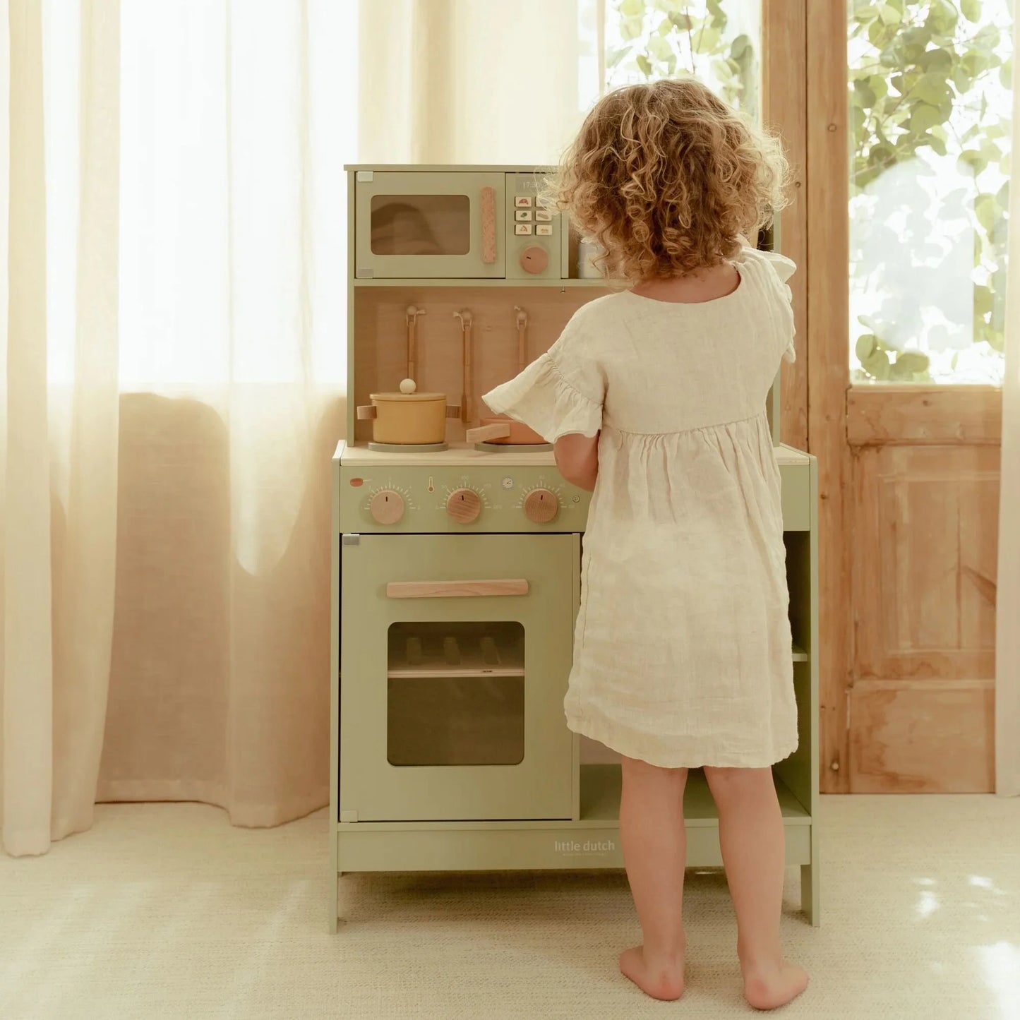 Cozinha de madeira Verde - Little Dutch