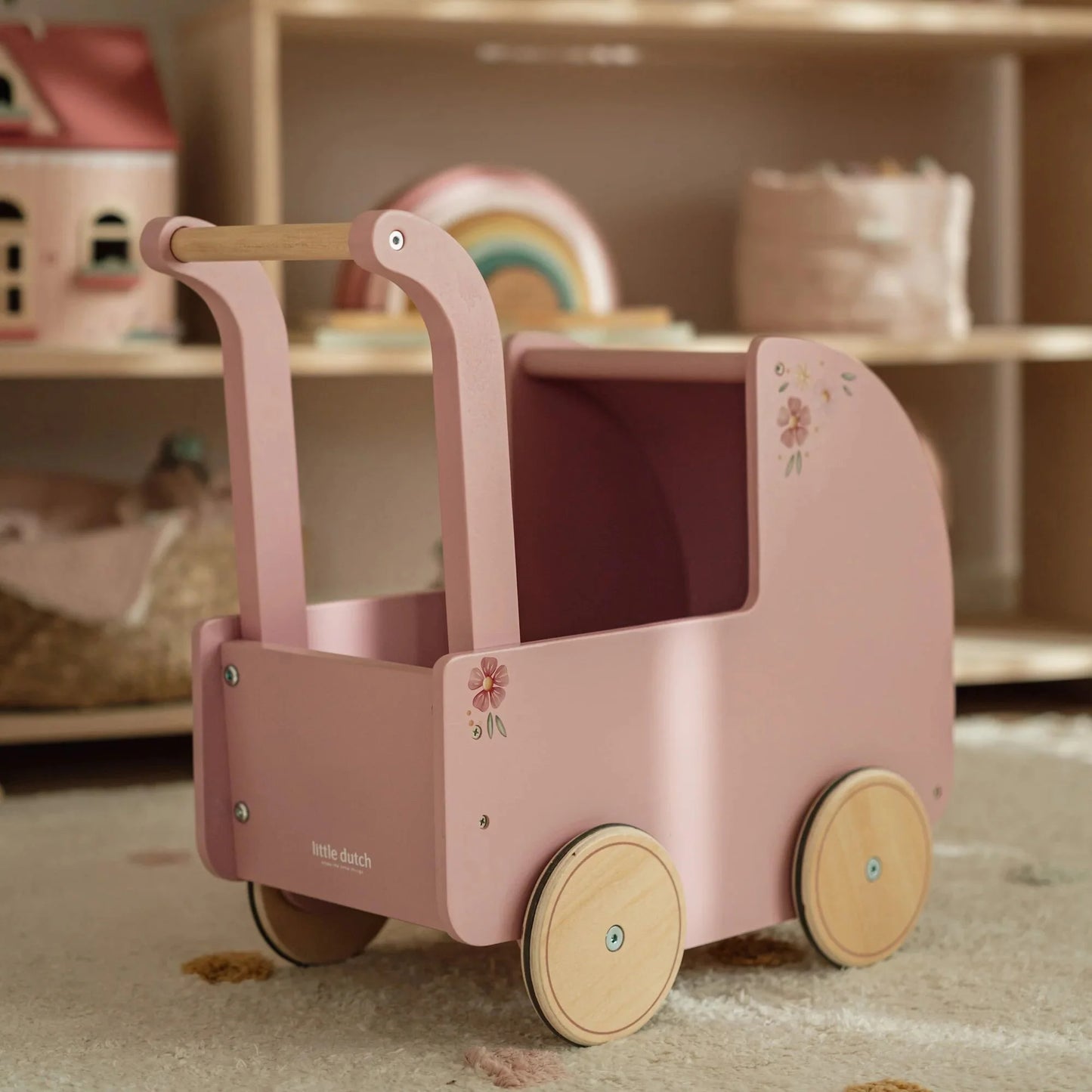 Carrinho de passear bonecas em Madeira | Little Dutch