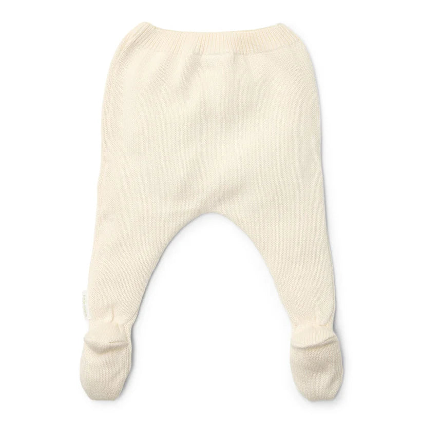 Calças Malha - Off White | Little Dutch