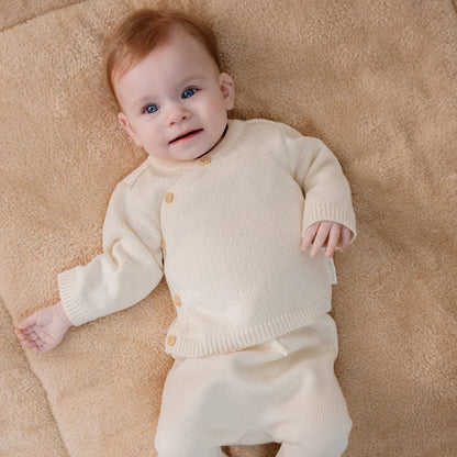 Camisola Malha - Off White | Little Dutch