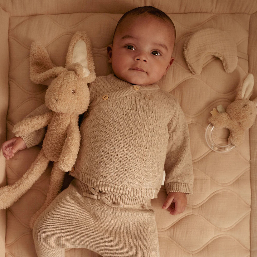 Camisola Malha - Soft Bege Melee | Little Dutch