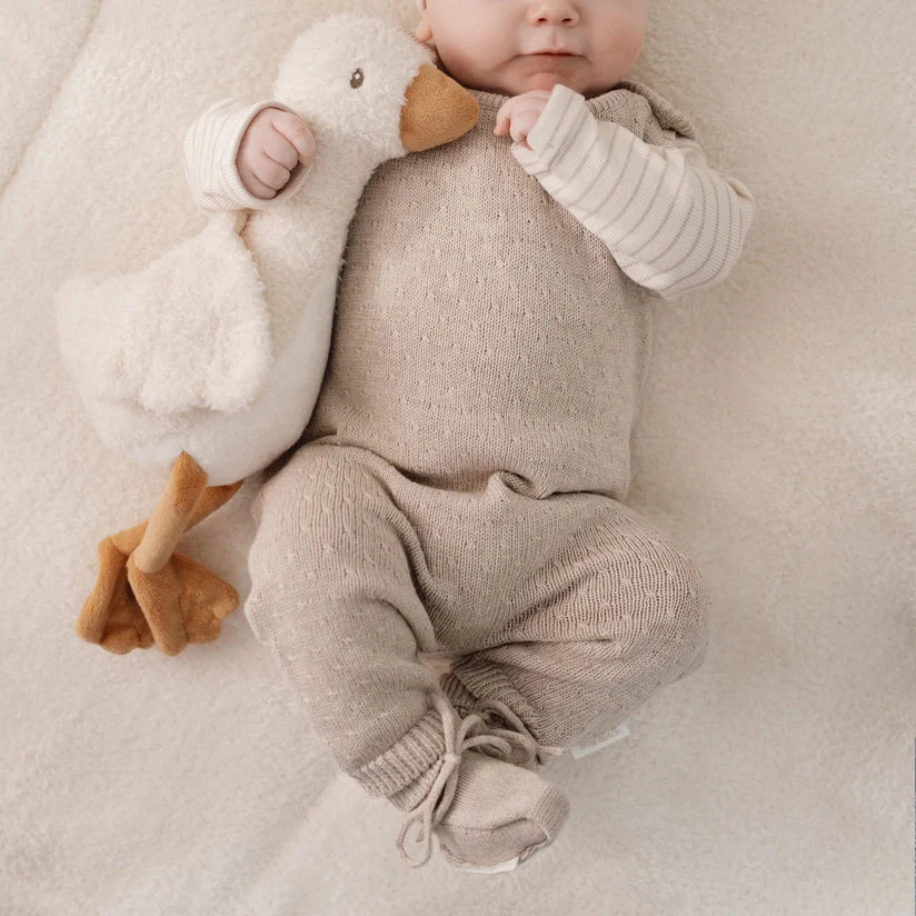 Botinhas de Bebé em Malha - Soft Bege | Little Dutch