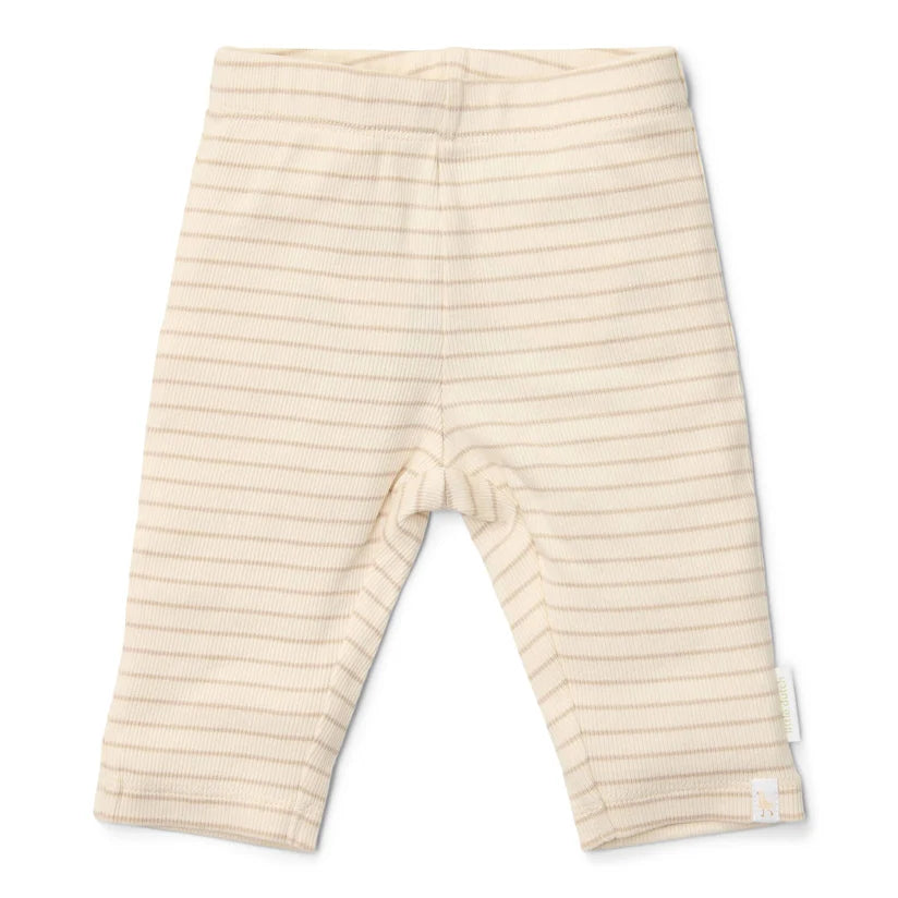 Leggins Soft Bege Stripe | Little Dutch