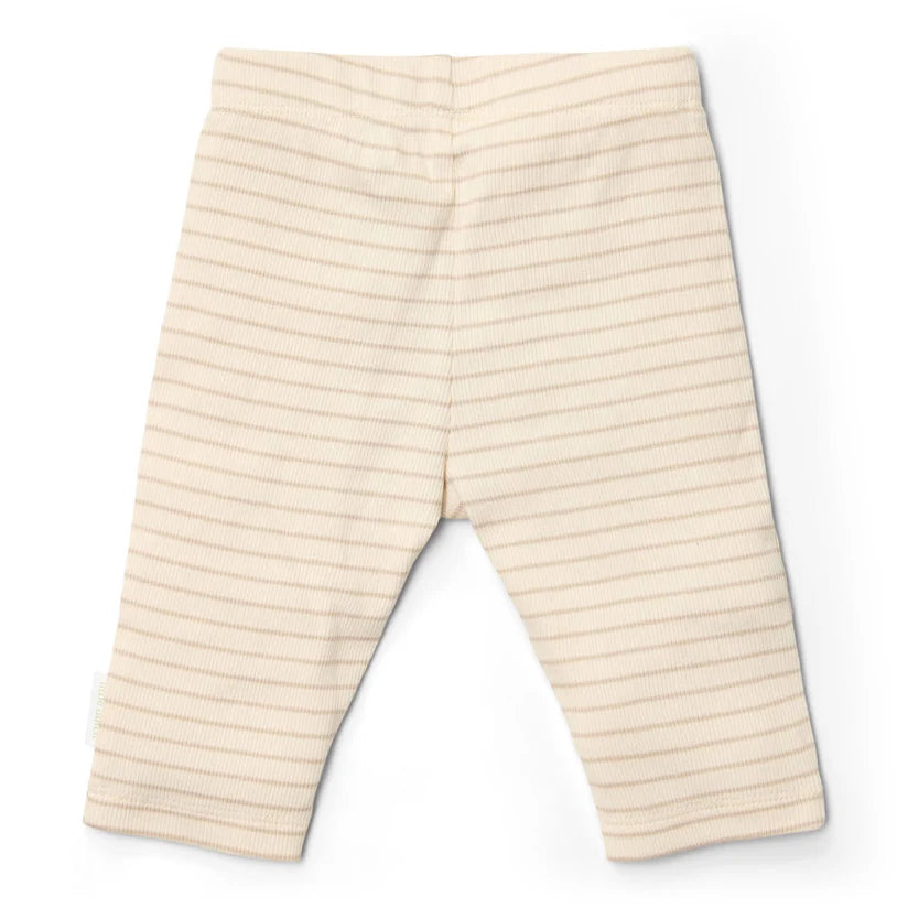 Leggins Soft Bege Stripe | Little Dutch