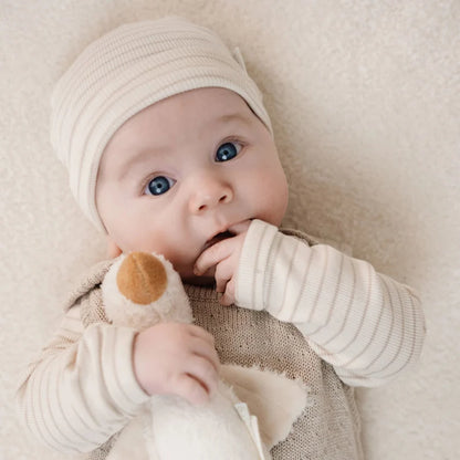 Gorro Soft Bege Stripe | Little Dutch