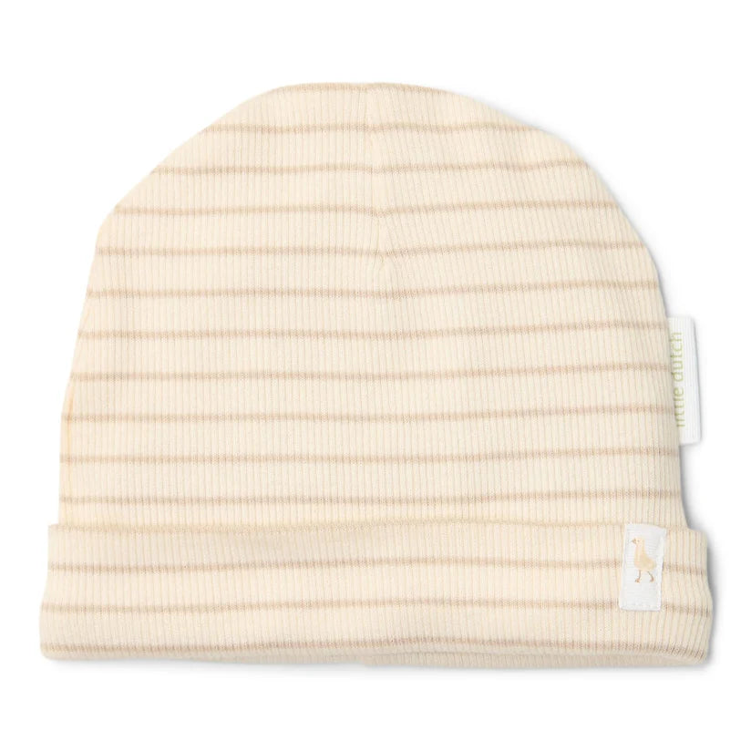 Gorro Soft Bege Stripe | Little Dutch