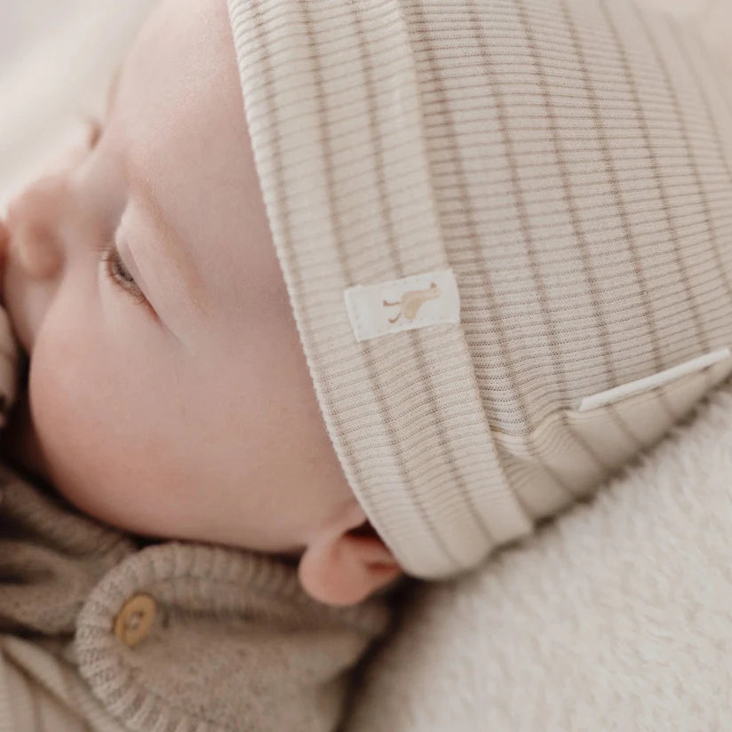 Gorro Soft Bege Stripe | Little Dutch
