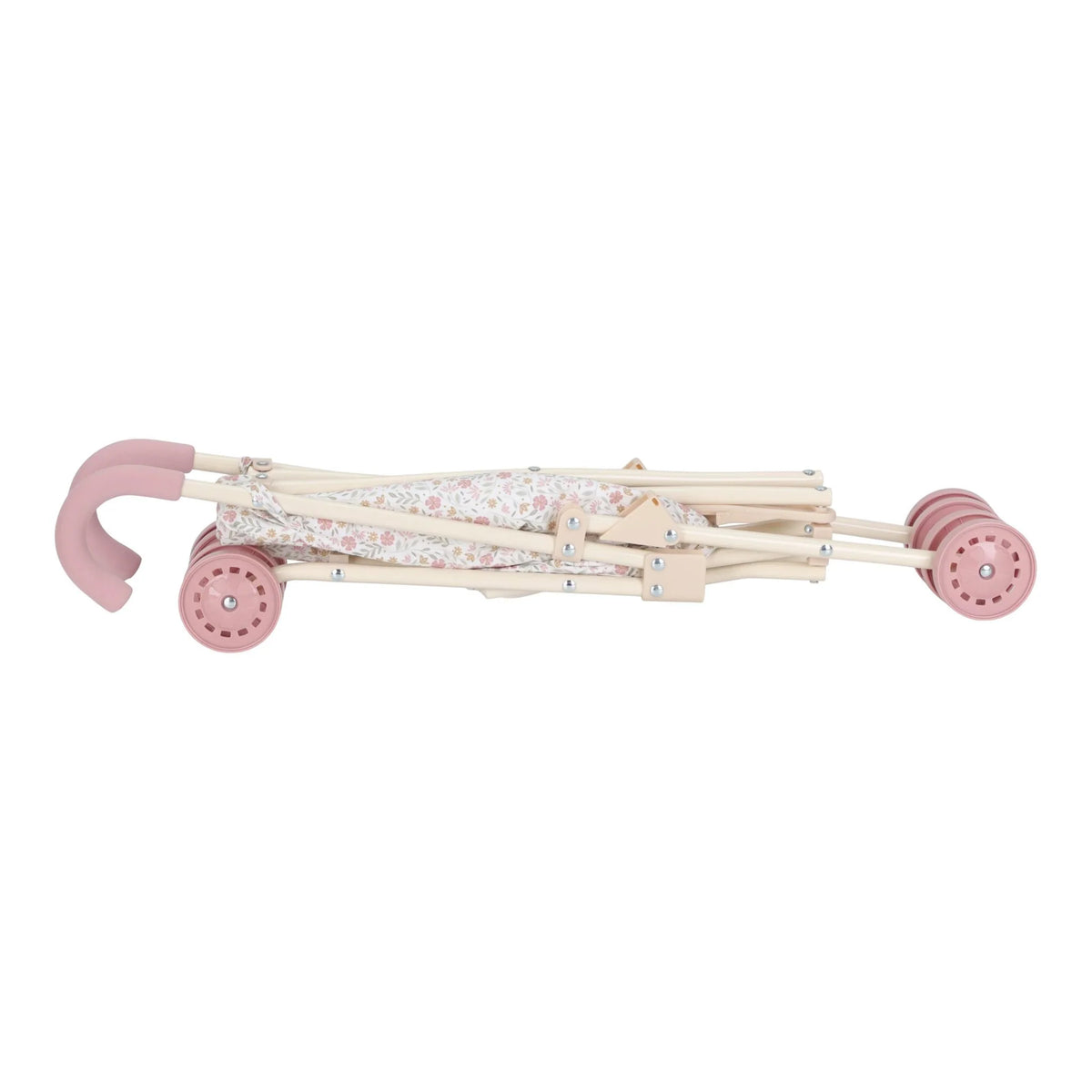 Carrinho de Bonecas Metal - Soft Flowers | Little Dutch.