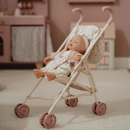 Carrinho de Bonecas Metal - Soft Flowers | Little Dutch.