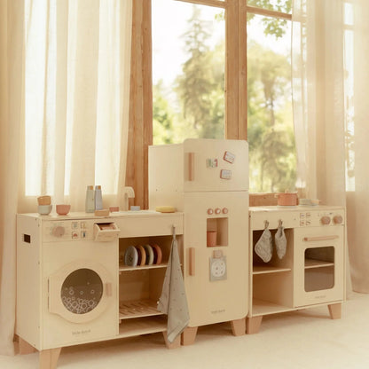 Frigorífico de madeira Creme - Little Dutch