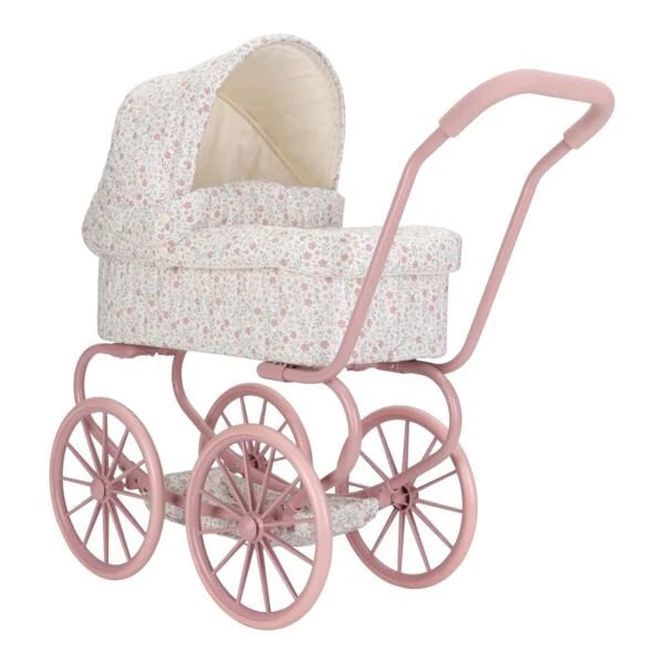 Carrinho de Bonecas Retro - Soft Flowers | Little Dutch