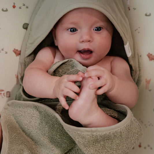 Toalha de Banho com Capuz Little Farm 75x75 | Little Dutch