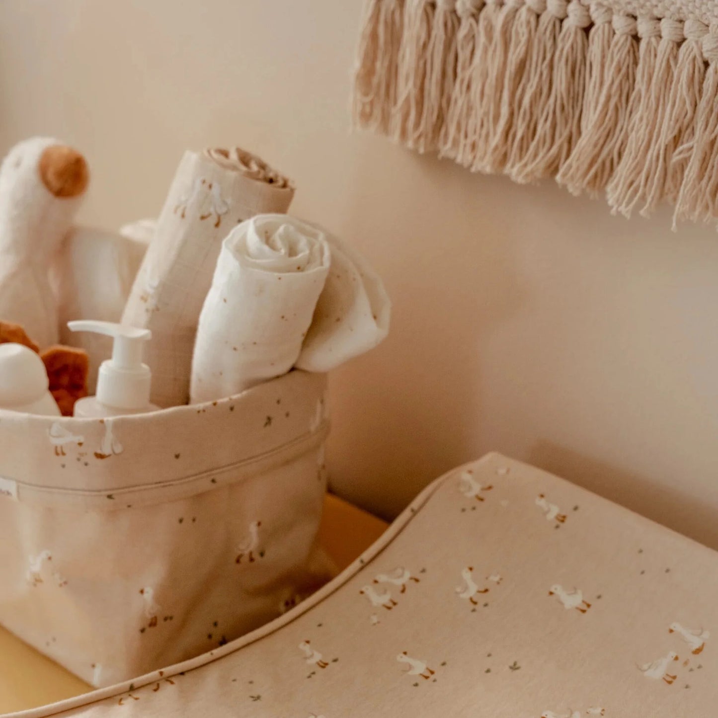 Musselina Little Goose 70x70 | Little Dutch