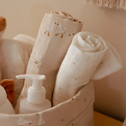 Musselina Little Goose 70x70 | Little Dutch