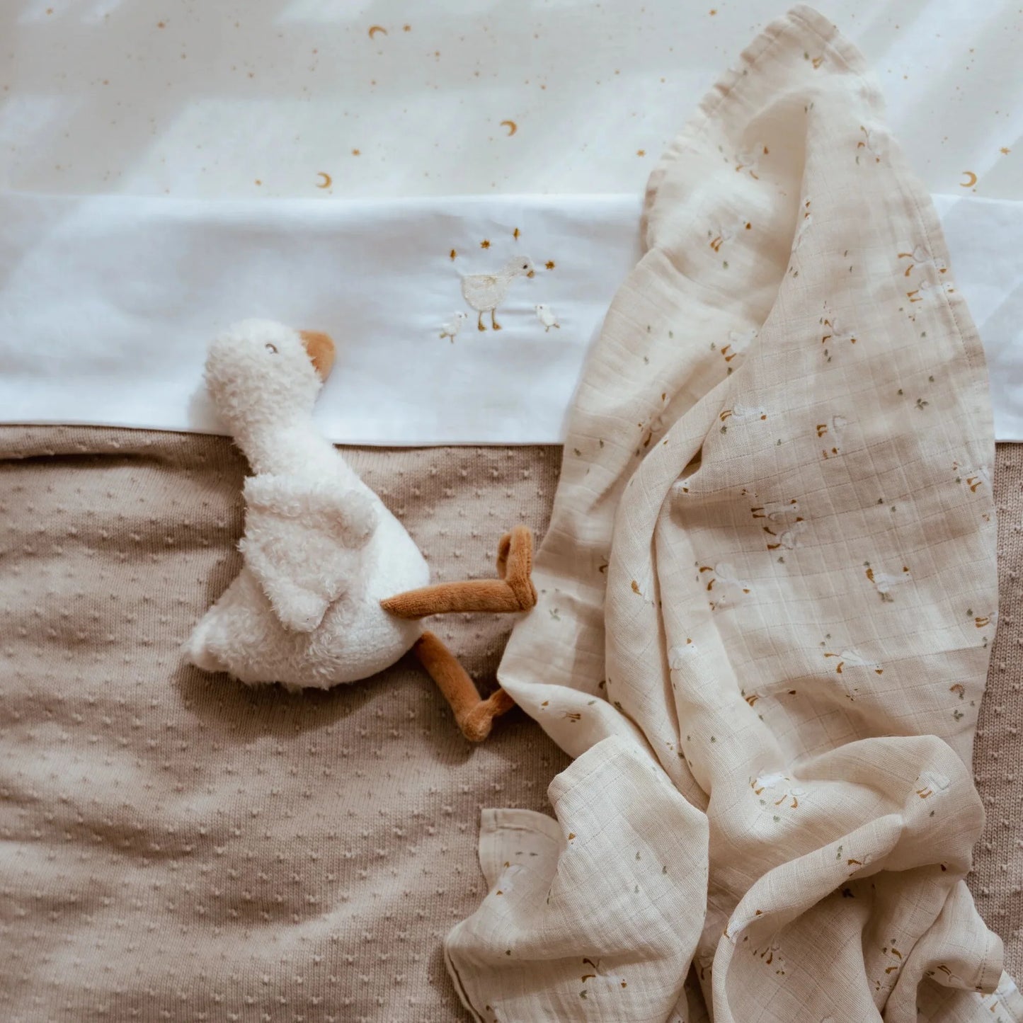 Musselina Little Goose 120x120 | Little Dutch